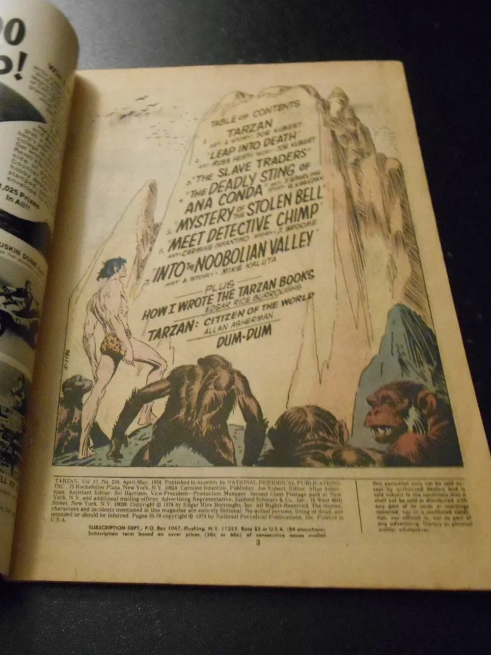 TARZAN # 230 100 PAGE GIANT Rescue of the Fawn Written and Art by Joe Kubert